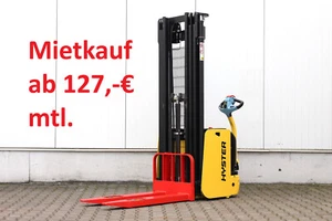 ✔ Hochhubwagen Hyster S1.6 - Triplex 5,1m - Elektro Hubwagen Stapler Batt. 90% - Bild 1 von 23