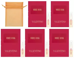 5 Valentino Voce Viva Eau de Parfum Spray Vial Sample 0.04 oz/1.2 ml Travel New - Picture 1 of 1