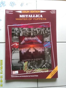 Metallica - Master of Puppets - Drum, Paperback by Metallica COP New Song Book - Imagen 1 de 1