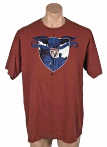Camiseta De Colección Nike Selección Nacional de Estados Unidos Fútbol/Futbol Roja Grande TELA EE. UU. - Imagen 1 de 10