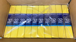 10 CASSETTES VIDÉO NUMÉRIQUE SONY BCT-32SXA BETACAM SX NEUF - Photo 1/1