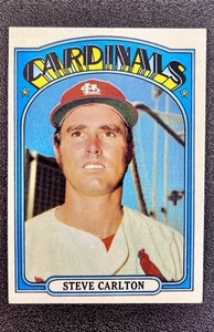 1972 Topps STEVE CARLTON #420 MLB HOF St. Louis Cardinals - Picture 1 of 4