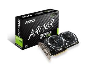 MSI Gaming GeForce GTX 1080 8GB GDDR5X SLI DirectX 12 VR Ready Graphics Card - Picture 1 of 3