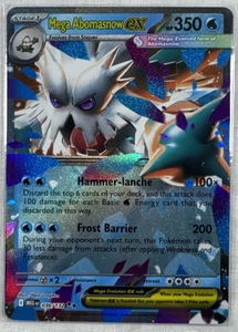 Pokemon TCG Mega Abomasnow ex 036/132 Pokemon TCG Me01: Mega Evolution Holo NM - Bild 1 von 2