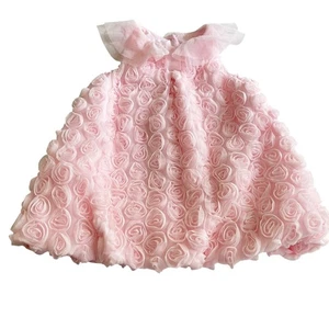 Abito rosa a rosetta in tulle per bambina Pippa & Julie - 12 mesi - Foto 1 di 7