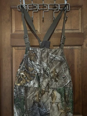 Redhead Mountain Stalker Bone Dry Bib Overalls Size 2 XL Realtree Camo - Image 1 of 4
