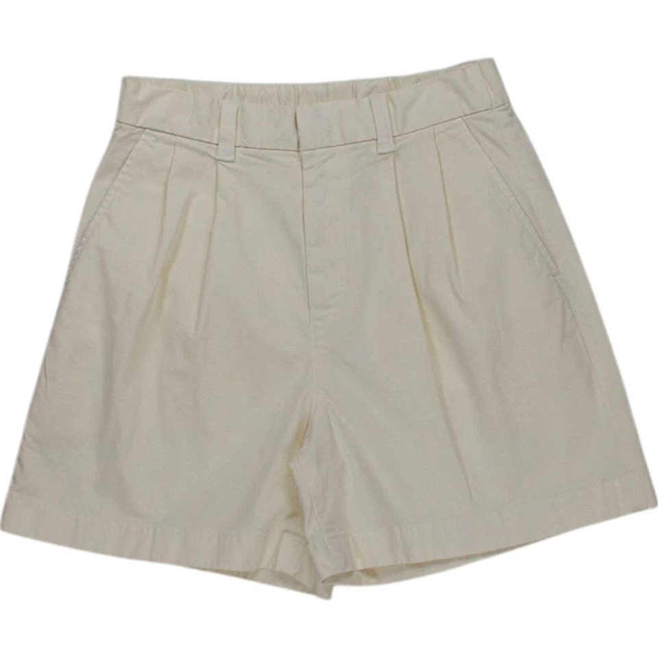 GAP Cream High-Waisted Shorts - Image 1 of 3