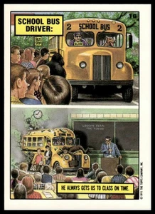 School Bus Driver 1991 Topps Toxic High School #16 Trading Card - Picture 1 of 2