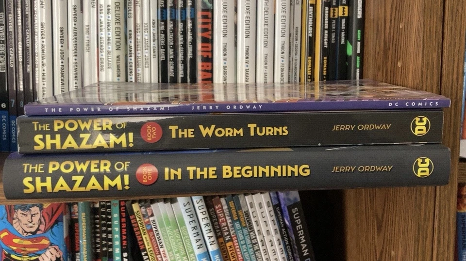 El poder de Shazam Vol. Lote de 1 y 2 cómics de DC de tapa dura de Jerry Ordway de HC/TPB FUERA DE STOCK Foto 1 de 1