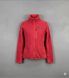 Patagonia Better Sweater Jacket Small Red Damen Full Zip Up Pockets Workwear - Bild 1 von 8