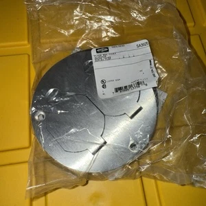 Hubbell SA3925 Floor Electrical Box Cover Aluminum Duplex Flap - Picture 1 of 3