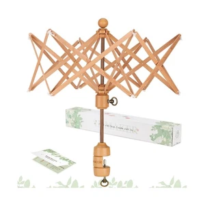 INMAKER Holzgarn Swift Regenschirmwickler - Häkeln Stricken Geschenk - Bild 1 von 6
