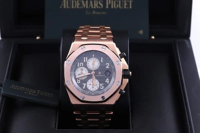 Audemars Piguet Royal Oak Offshore Chrono Brick Gray Rose Gold Box/Card  26470OR - Image 1 of 4
