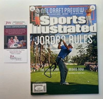Jordan Spieth Autografiado Firmado Sports Illustrated Golf Masters LIV PGA Certificado de Autenticidad Foto 1 de 2