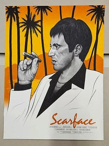 2 - Scarface by Mike Mitchell - Variant - Rare Sold out Mondo print - WYSIWYG - Picture 1 of 2