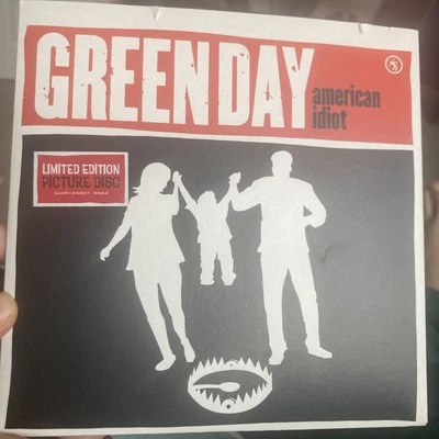 Green Day American Idiot Vinyl Single 7” Picture Disc Pop Punk Emo Rock EX COND - image 1 of 3