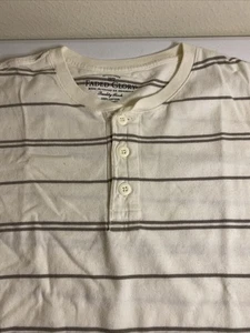 Faded Glory Shirt Men's Long Sleeve Tusk Stripe Casual Shirt Sz M 38-40 (G3) - Picture 1 of 12