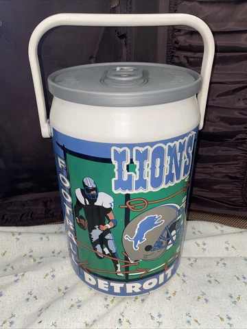 Vintage 1997 Kooler Kraft Detroit Lions Football NFL Can Cooler 20”x12” Cover