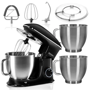 Küchenmaschine 2200W 6,5 L Knetmaschine Rührmaschine Zeegma + 2 x Rührschüssel - Bild 1 von 22