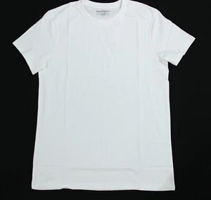 Bread & Boxers Men's Regular Fit Short Sleeve Crew Neck T-Shirt LB3 White Large - Picture 1 of 3