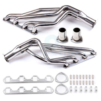 FOR Ford Sb 289 302 351 Windsor Mustang 64-70 Long Tube Stainless Exhaust Header - Image 1 of 4