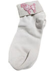 Children's Poodle Socks White Pink Bobbie 50's Sock Hop Bobby Kids Girls Costume