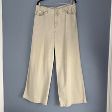 Vintage Calvin Klein Jeans Womens Extra Wide Pants Pants Wide Leg Khaki Size 13