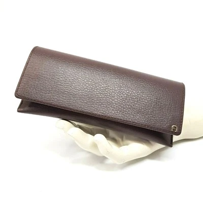 ETIENNE AIGNER Aigner Brillenetui Braun + Beutel + Putztuch Semi Hartschalen Sonnenbrillen Box