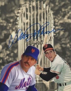 Autographed Signed DAVEY JOHNSON New York Mets Baltimore Orioles 8x10 photo COA - Picture 1 of 1