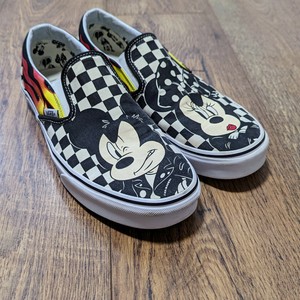 disney checkered vans