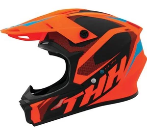 THH T710X Air Tech MX Offroad Helmet Orange/Black - Picture 1 of 1