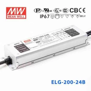 Mean Well ELG-200-24B Power Supply 200W 24V - Dimmable - Picture 1 of 5