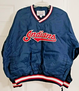 CLEVELAND INDIANS VINTAGE STARTER OFFIZIELL LIZENZIERTER WINDBREAKER XL CHIEF WAHOO - Bild 1 von 6