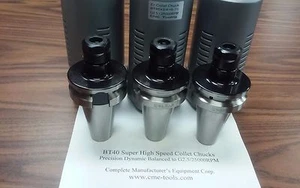 3pcs BT40-ER16-70mm COLLET CHUCKS balanced to G2.5/25000RPM #B25-BT40-ER16 - Picture 1 of 1