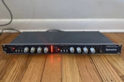 READ Vintage Symetrix 522 2 Channel Unit Compressor Limiter Expander Gate Ducker - Image 1 of 4