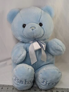 Aurora Baby Blue Bear Plush Boy 18 Inch Stuffed Animal Toy - Picture 1 of 11