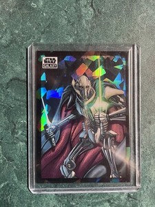 2022 Star Wars Chrome Galaxy Cracked Ice #54 General Grievous Refractor 11/150🔥
