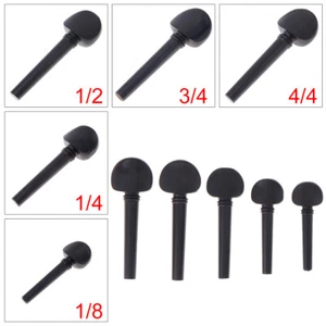 Regular Type Ebony Violin Tuning Peg 1/8 & 1/4 & 1/2 &3/4 & 4/4 Size