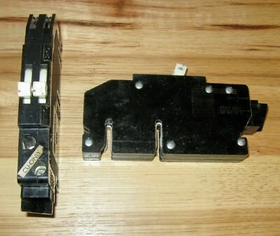 ZINZCO CHALLENGER GTE SYLVANIA Zinsco GTE Sylvania 60 Amp 60A Thin Slim 2 Pole Double Breaker NEW OLD STOCK