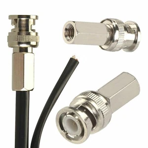 3 x BNC Terminator 75ohm Zakończenie CCTV do złącza Audio Video End Cap - Zdjęcie 1 z 3