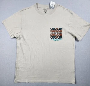 Rue21 Herren Tasche T-Shirt Small hellbraun Azteken Tribal Southwest Grafik 100 % Baumwolle - Bild 1 von 9