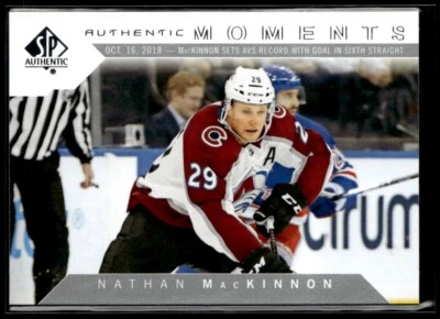 2018-19 SP Authentic moments Nathan MacKinnon #112 H4R2E - Image 1 of 2