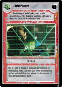 Star Wars CCG Limited Premiere BB M/NM Rebel Planners - Picture 1 of 1