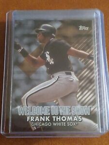 2022 Topps Series 1 Frank Thomas Gold #41/75 Welcome to the Show WTTS-10