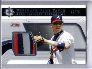 Chipper Jones 2004 UD Ultimate 3 Color Game Patch Braves #GP-CJ 35/75 - Picture 1 of 2