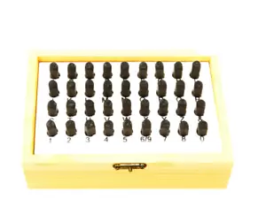 Large Letter and Number Punch Metal Stamp Security Marker 5mm Set 36 pcs - Picture 1 of 2