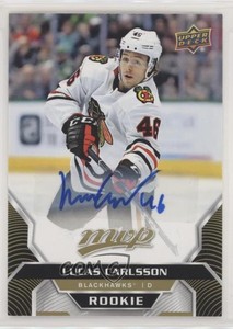 2020-21 Upper Deck MVP High Series Rookies Lucas Carlsson #240 Rookie Auto RC
