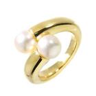 Cartier Akoya Pearl 7.2mm Ring 18K YG 750 size50 5.25(US) 90217563