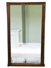 Wooden Floor Mirror Reclaimed Wood Full Length Big Floor Mirror Home Decor