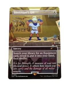 Magic The Gathering Steelshaper's Gift 1632 guarida secreta sin bordes de Fallout - Imagen 1 de 1